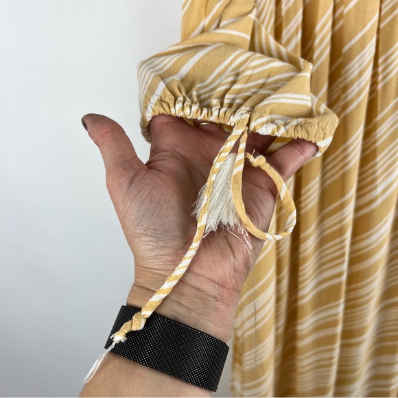 Faithful The Brand Yellow Striped Long Dress Size XS - Picture 8 of 13